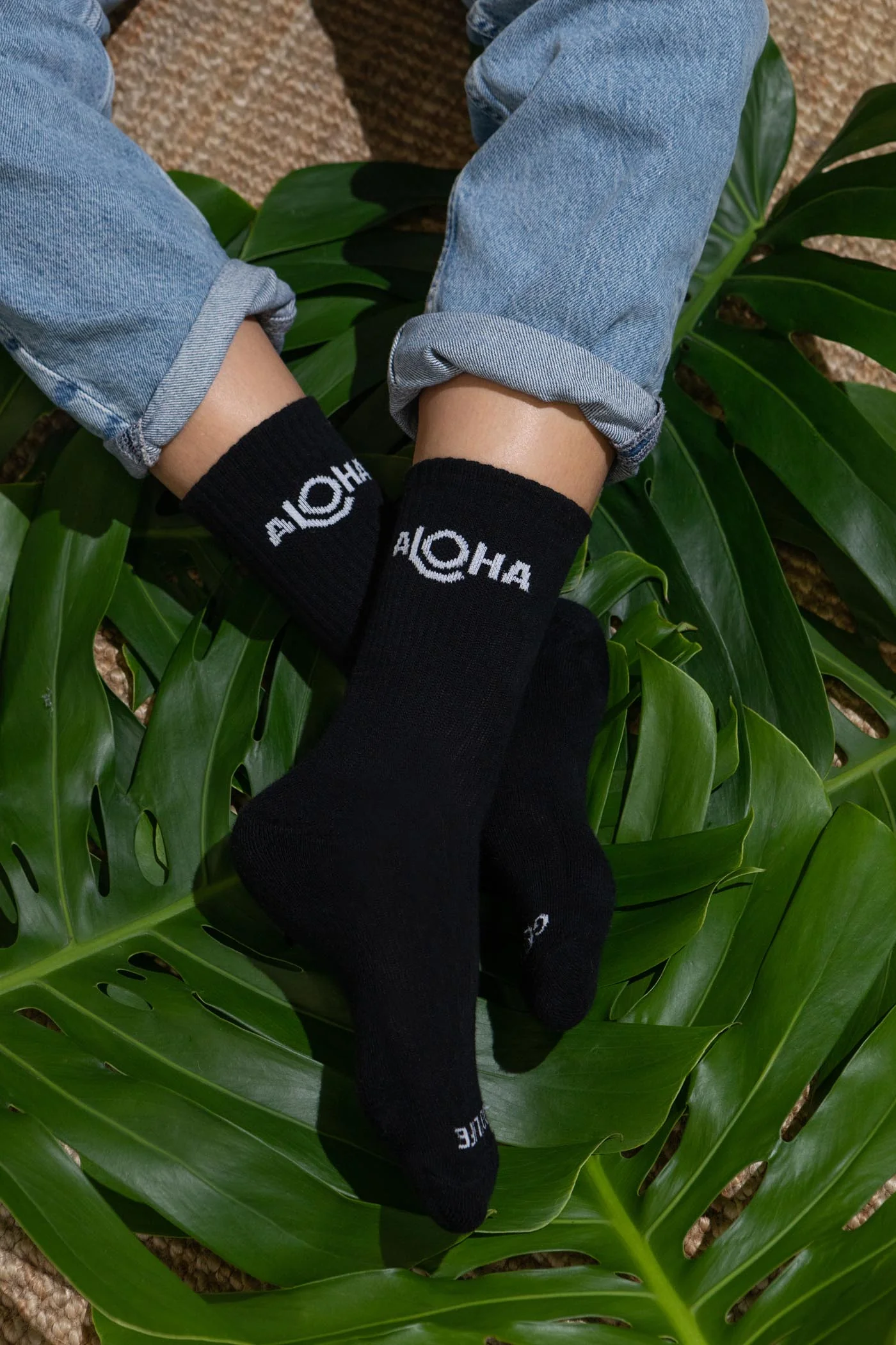 Crew Socks | ALOHA Logo - Image 3