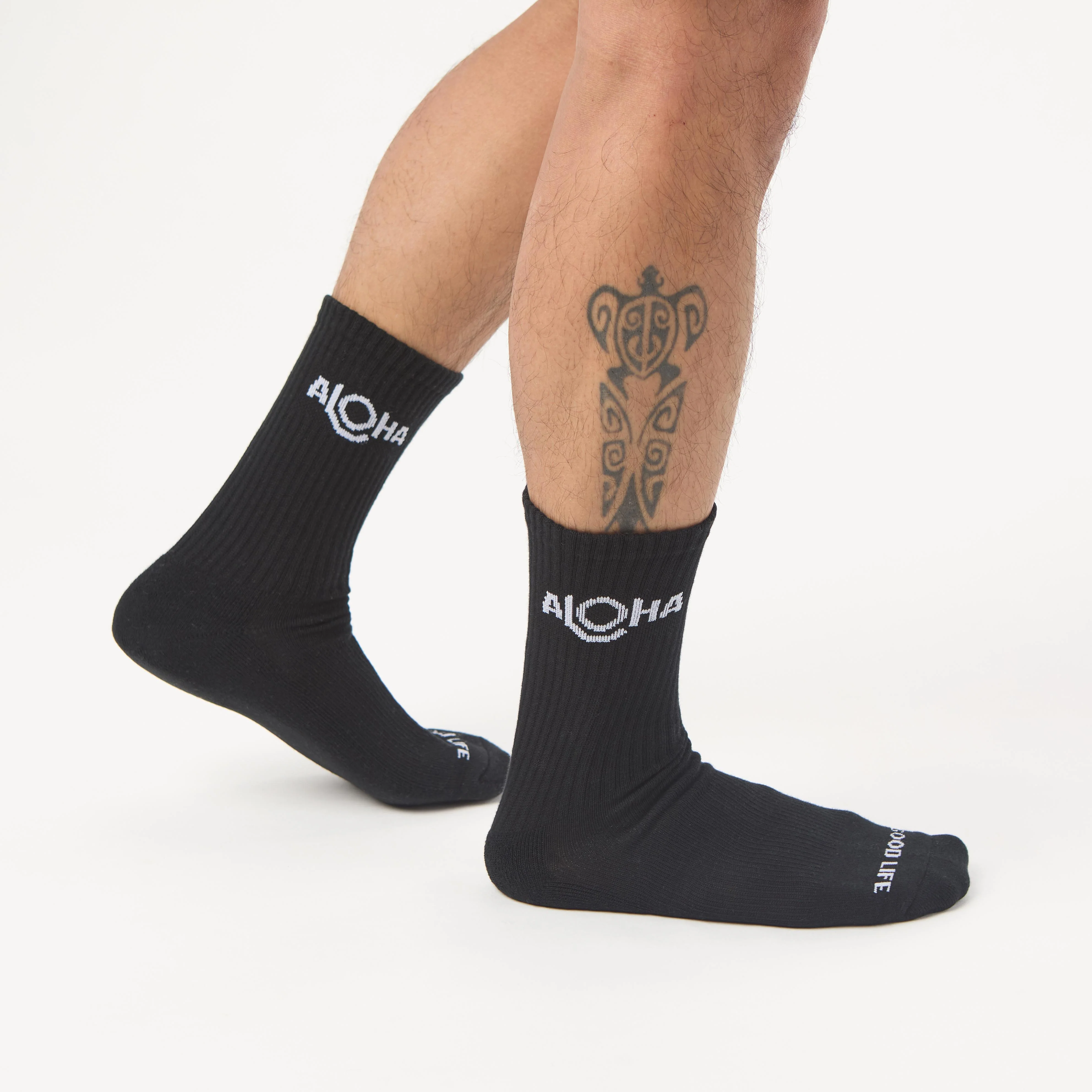 Crew Socks | ALOHA Logo - Image 4