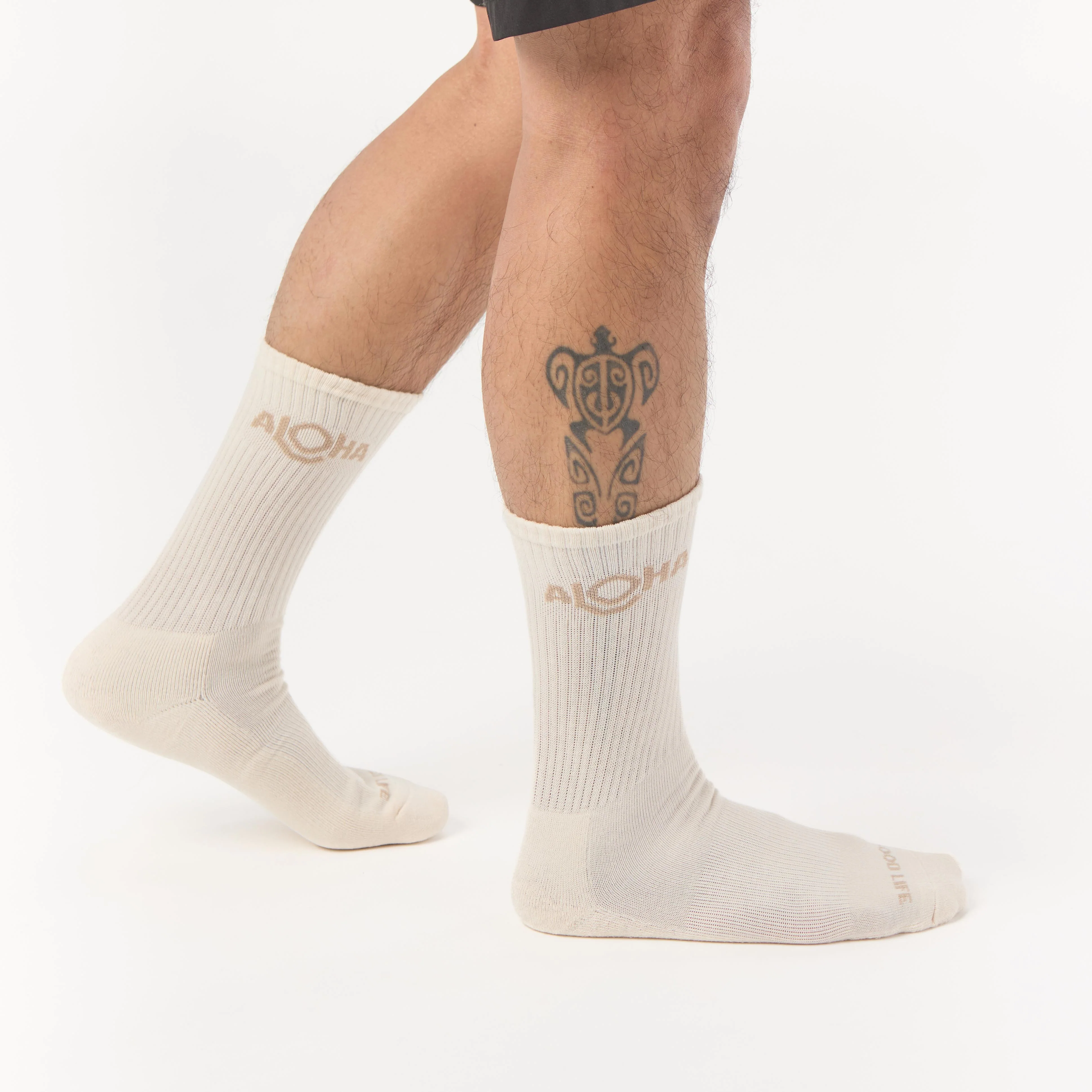 Crew Socks | ALOHA Logo - Image 4