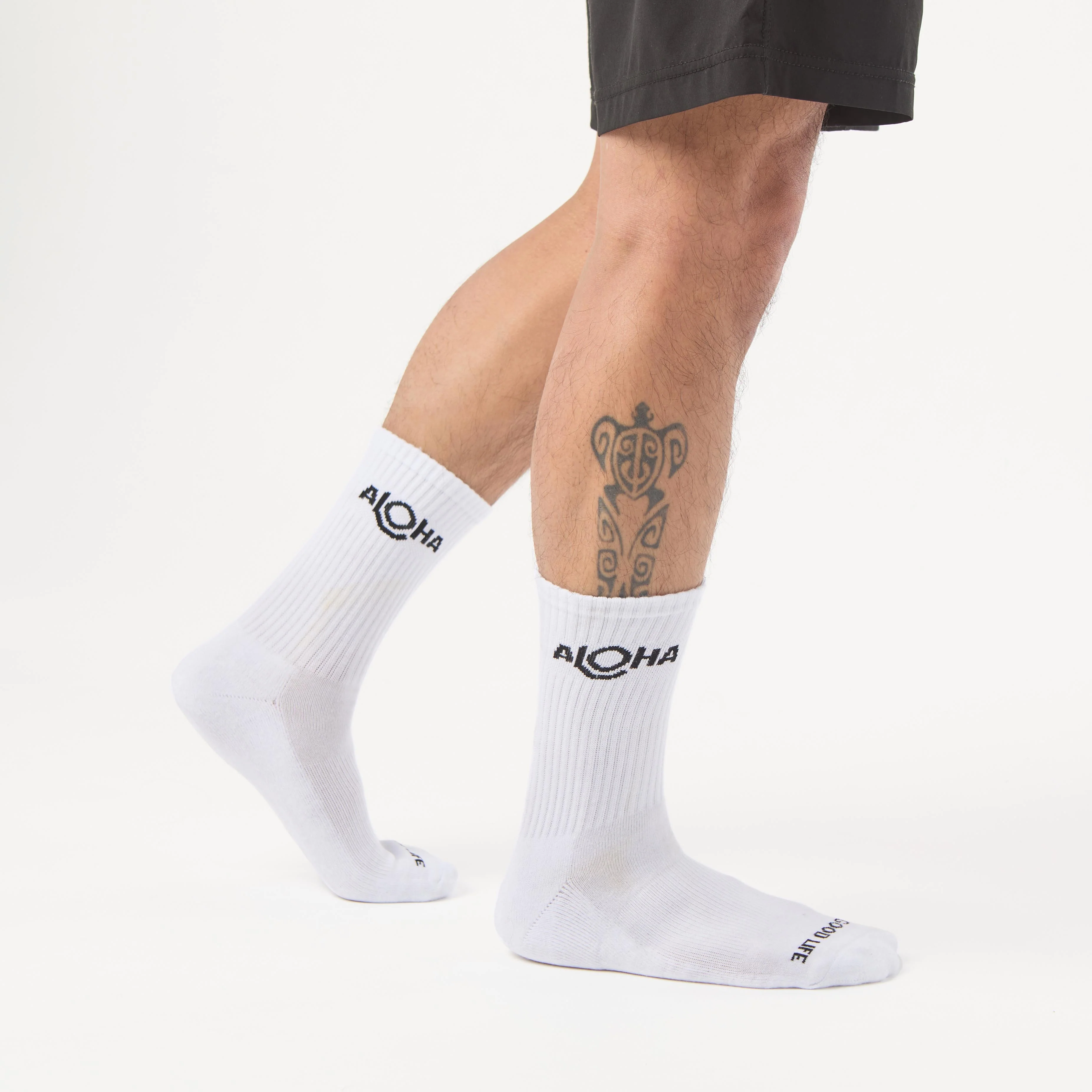 Crew Socks | ALOHA Logo - Image 3