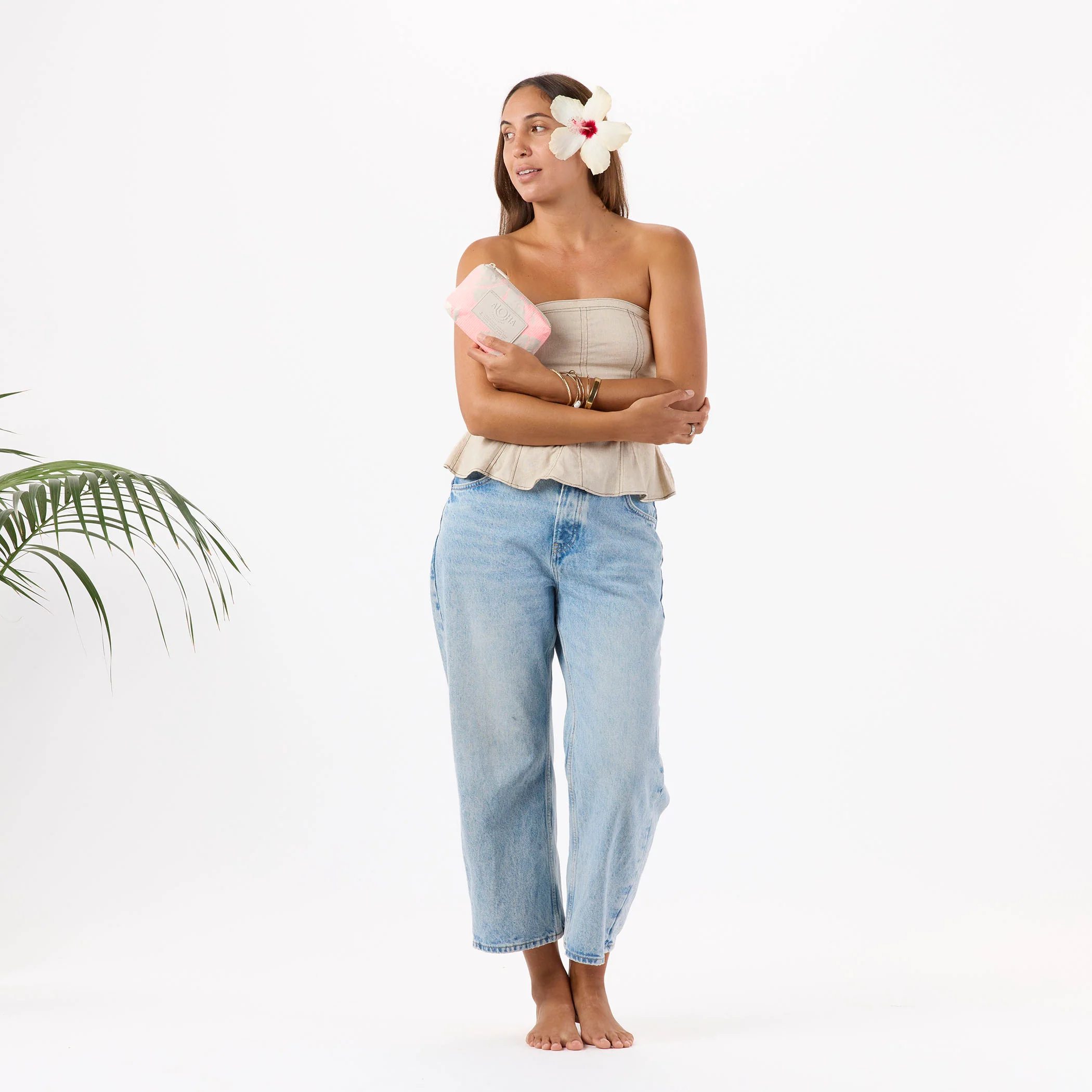 Mini Pouch | Salina Tiny Stripe - Image 3