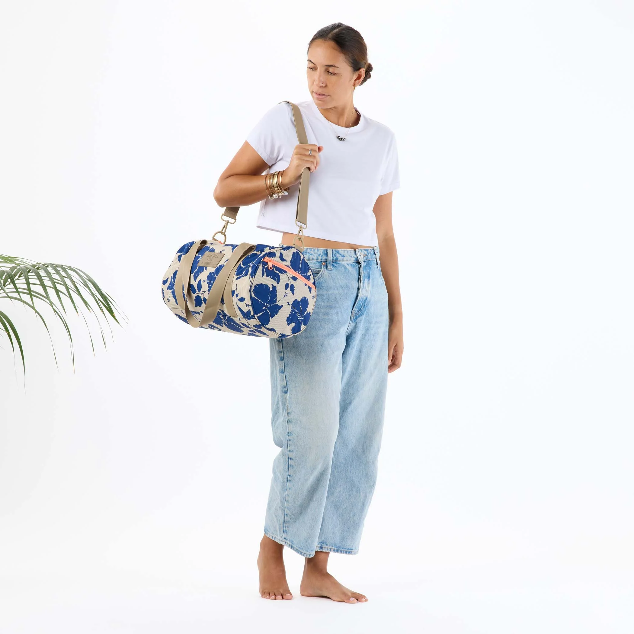 Keep It Light Sporty Duffle | Salina Tiny Stripe - Image 4